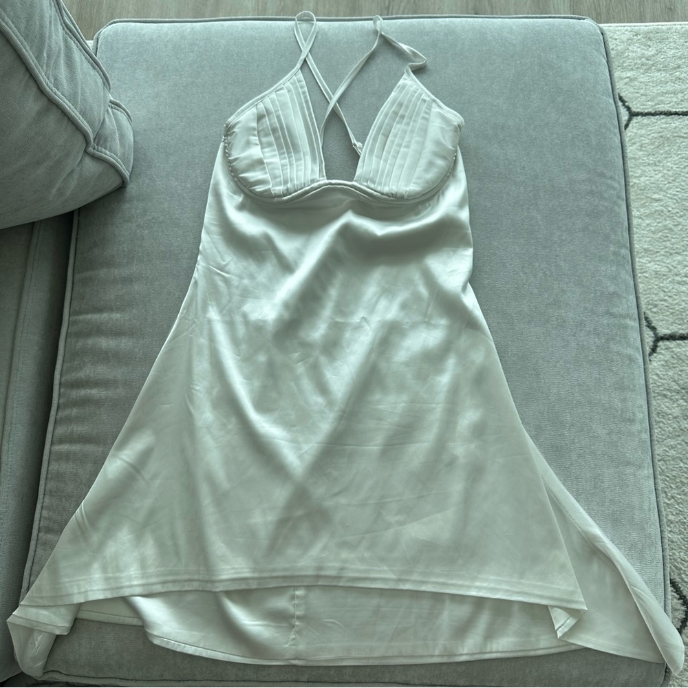Babyboo Ivory Mini Dress